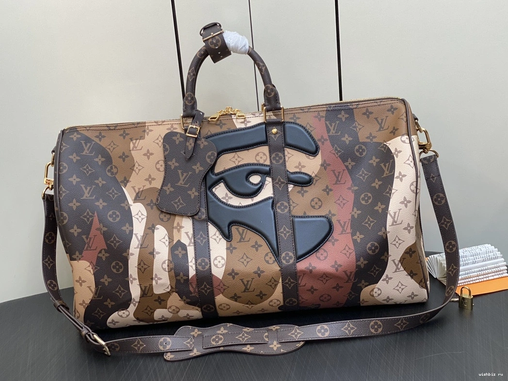 WIS KEEPALL BANDOULIÈRE LOUIS  VUITTON 45 0208